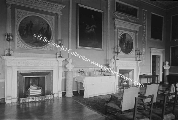 HEADFORD HOUSE  ALTAR FOR MASS IN DINING ROOM